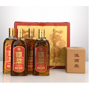 【贵喜黄酒】原浆黄酒4瓶装（内赠温酒壶）